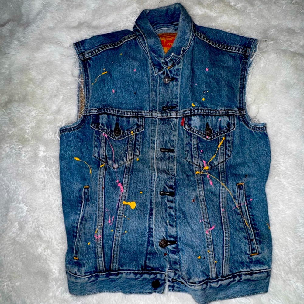 Paint Splattered Battle Vest